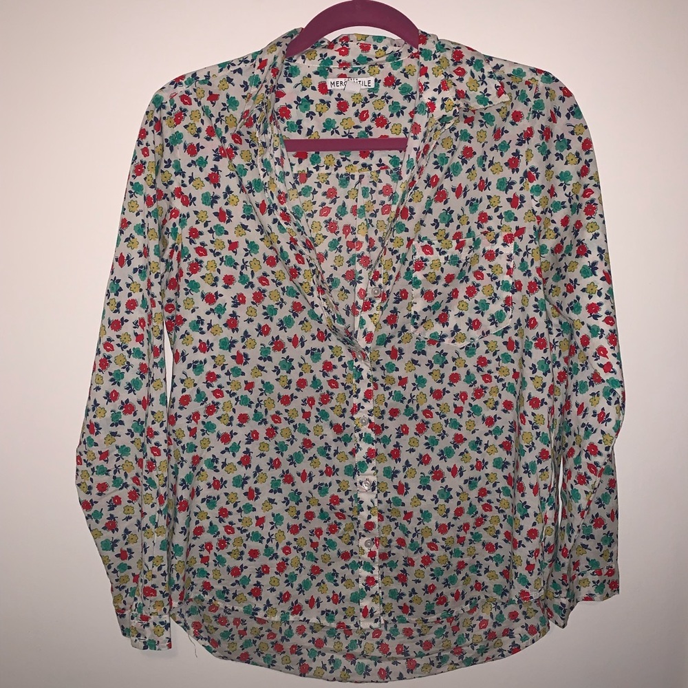 Jcrew flow top